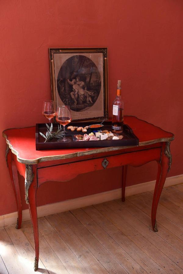 Les Chambres Du Vieux Bistrot Cabrières-dʼAvignon Exteriér fotografie