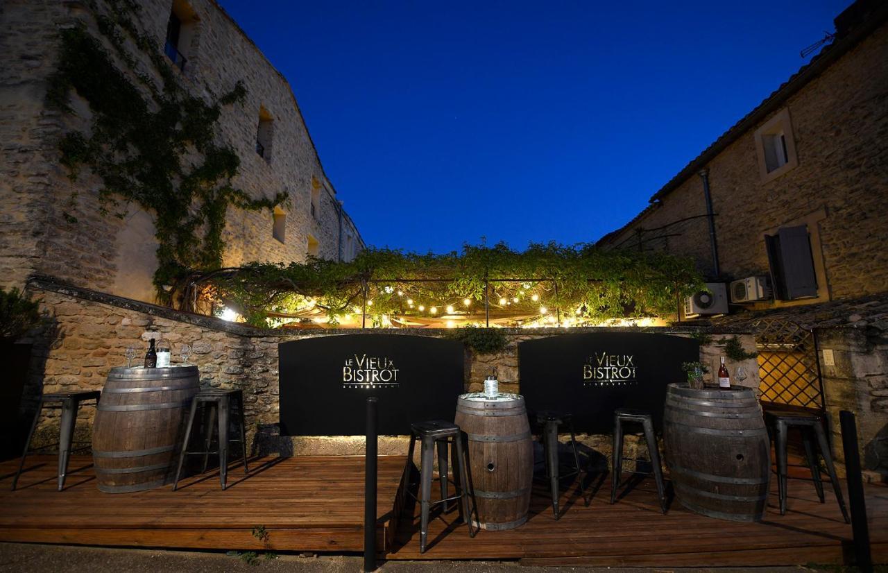 Les Chambres Du Vieux Bistrot Cabrières-dʼAvignon Exteriér fotografie